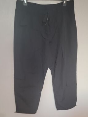 Men's Black Drawstring Casual Pants